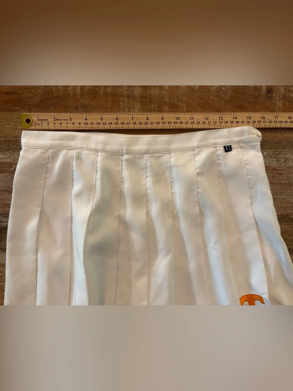 UTENN Hype & Vice White Pleated Skort Size Large Tennessee Volunteers Vols